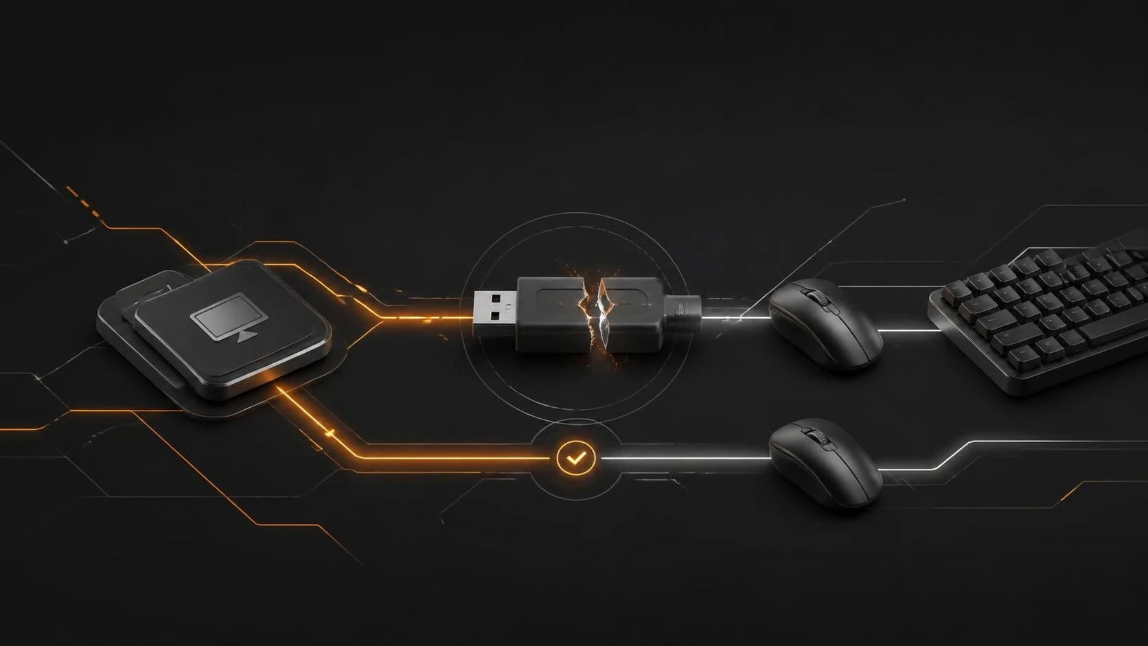 Сбой дескриптора устройства USB при подключении внешней мыши или клавиатуры