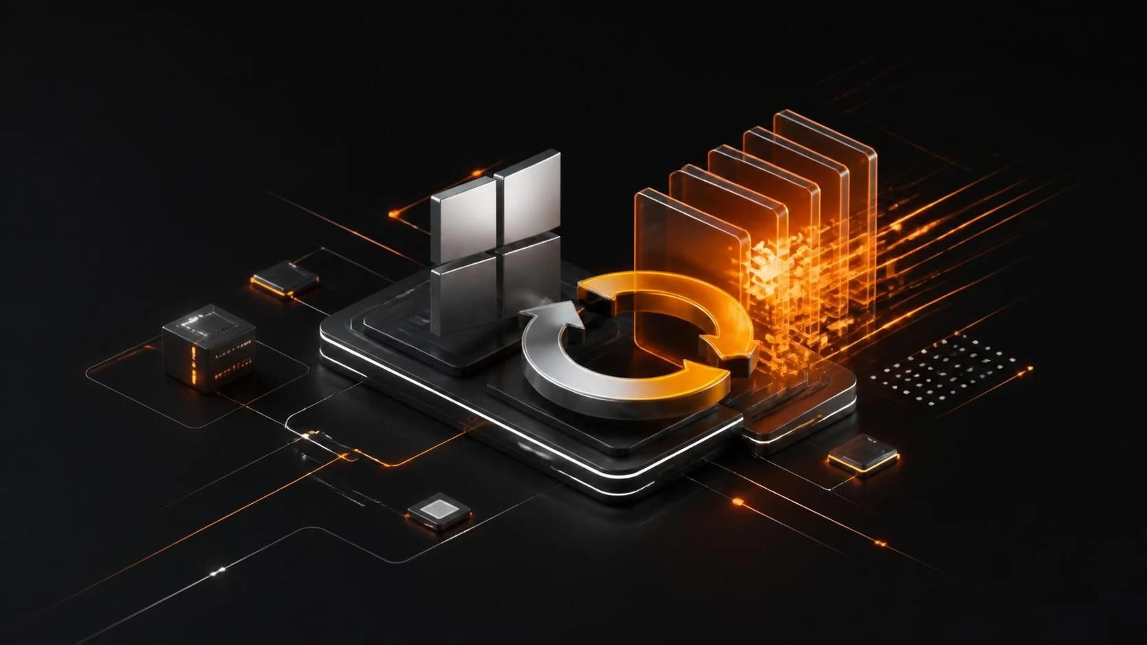 Очистить и сбросить кэш Центра обновления Windows с помощью bat скрипта