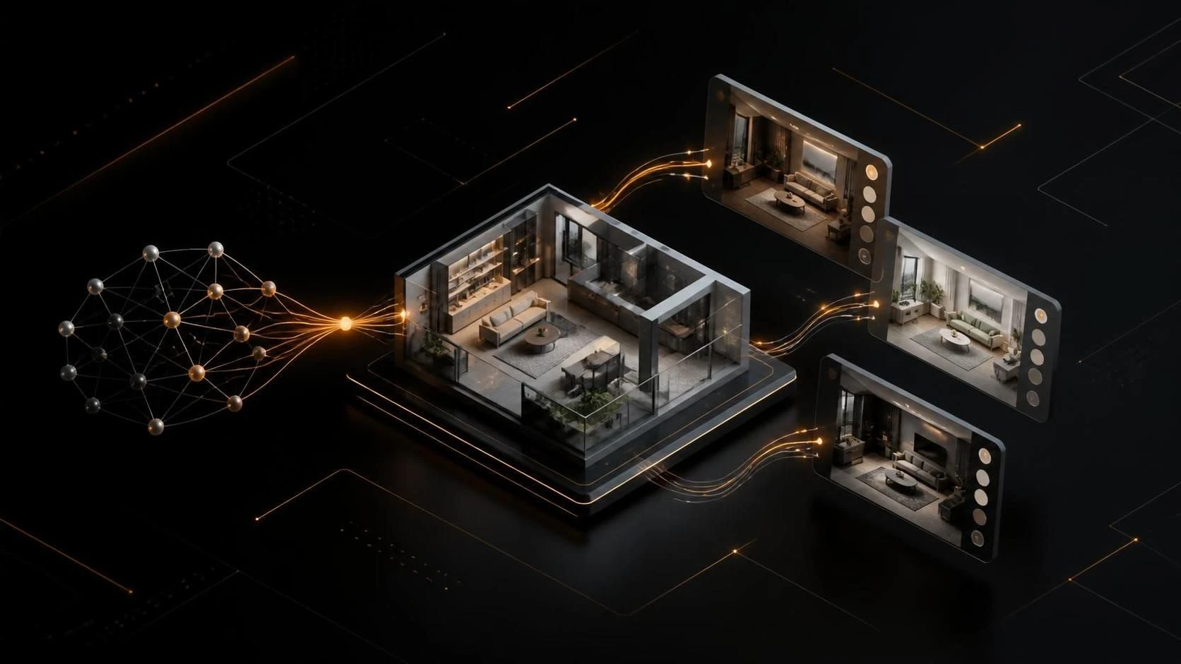 Нейросеть Interior AI для автоматического подбора дизайна комнаты