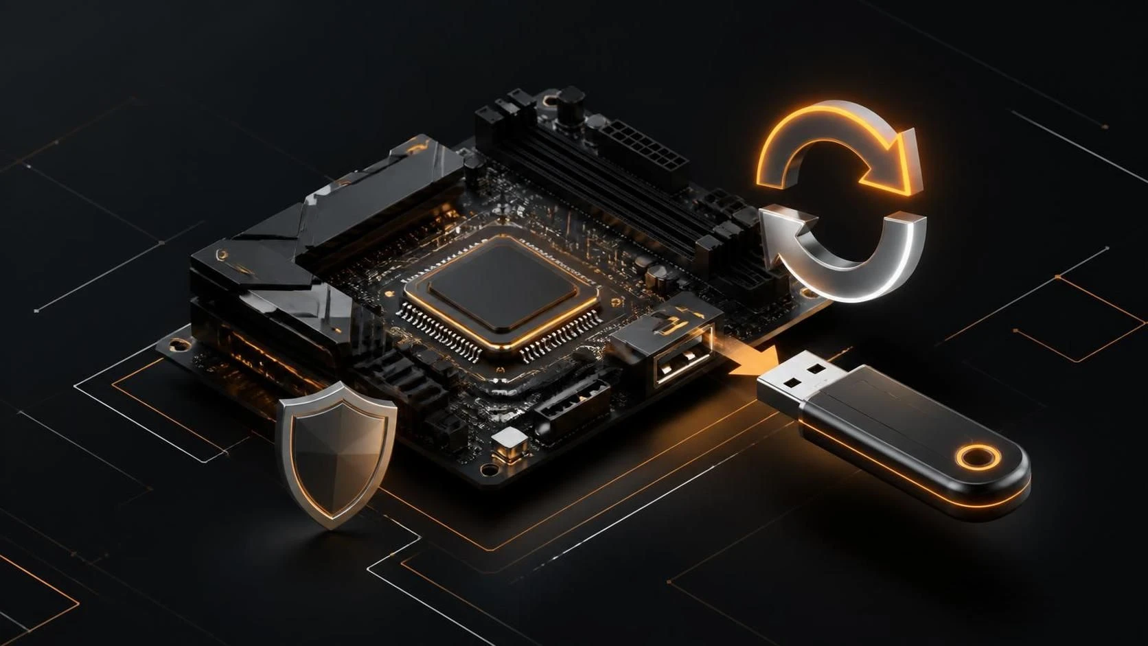 Обновить прошивку UEFI материнской платы Gigabyte с флешки