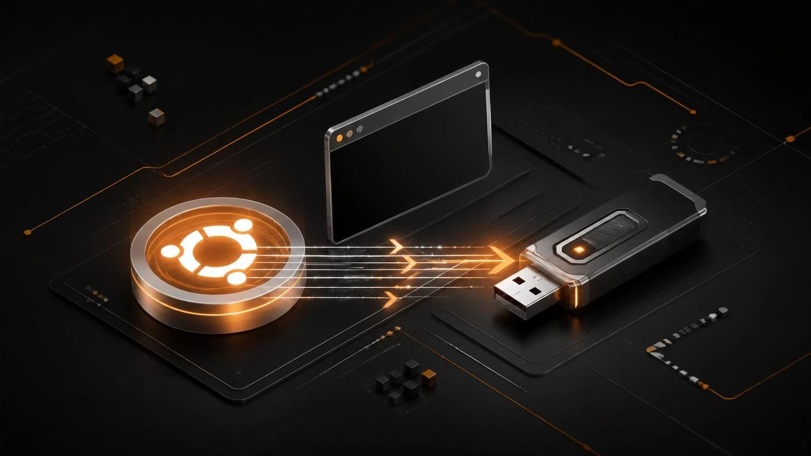 Загрузочная флешка с Ubuntu прямо из консоли Linux команда dd