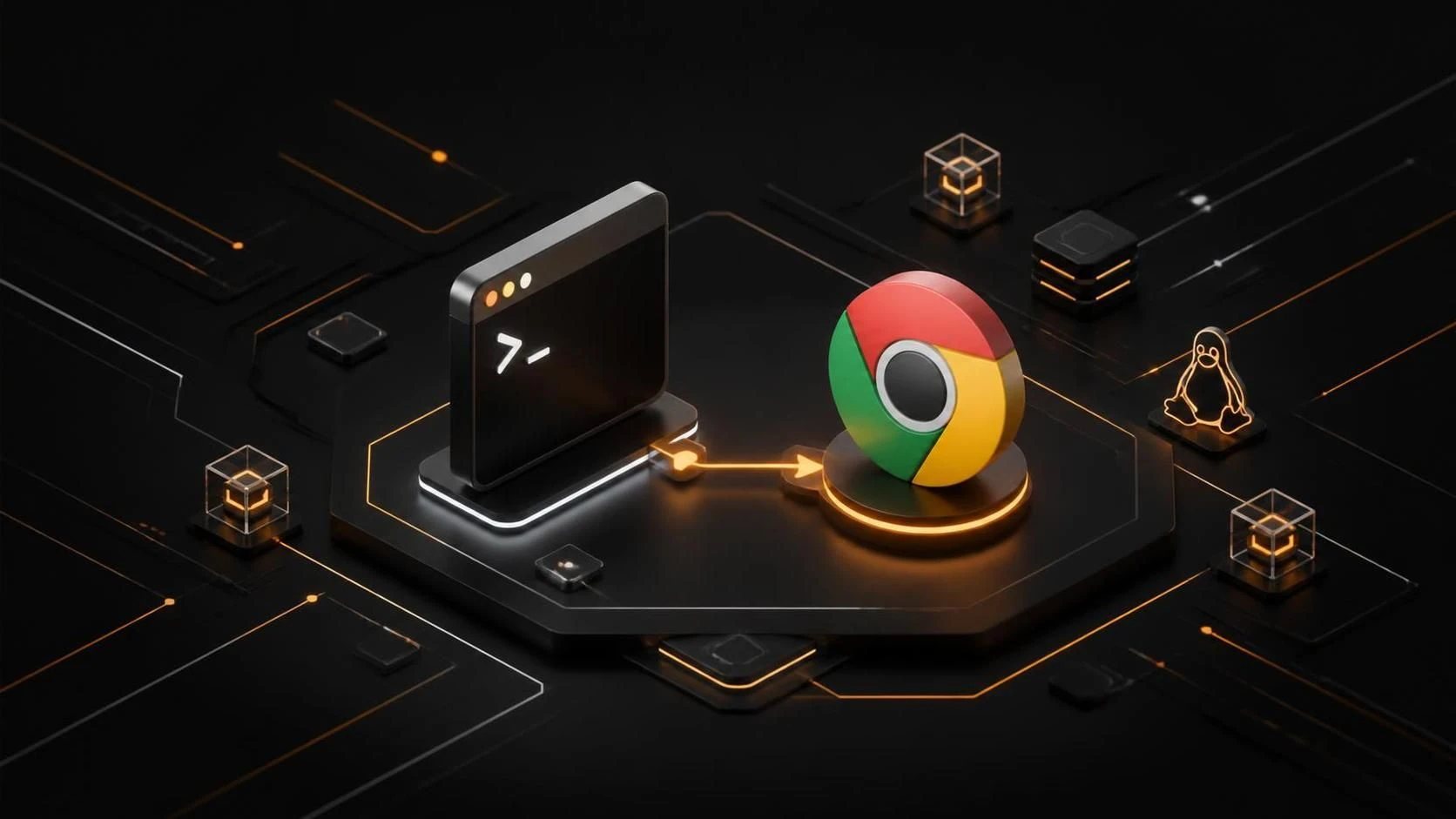 Google Chrome через терминал в Ubuntu Linux