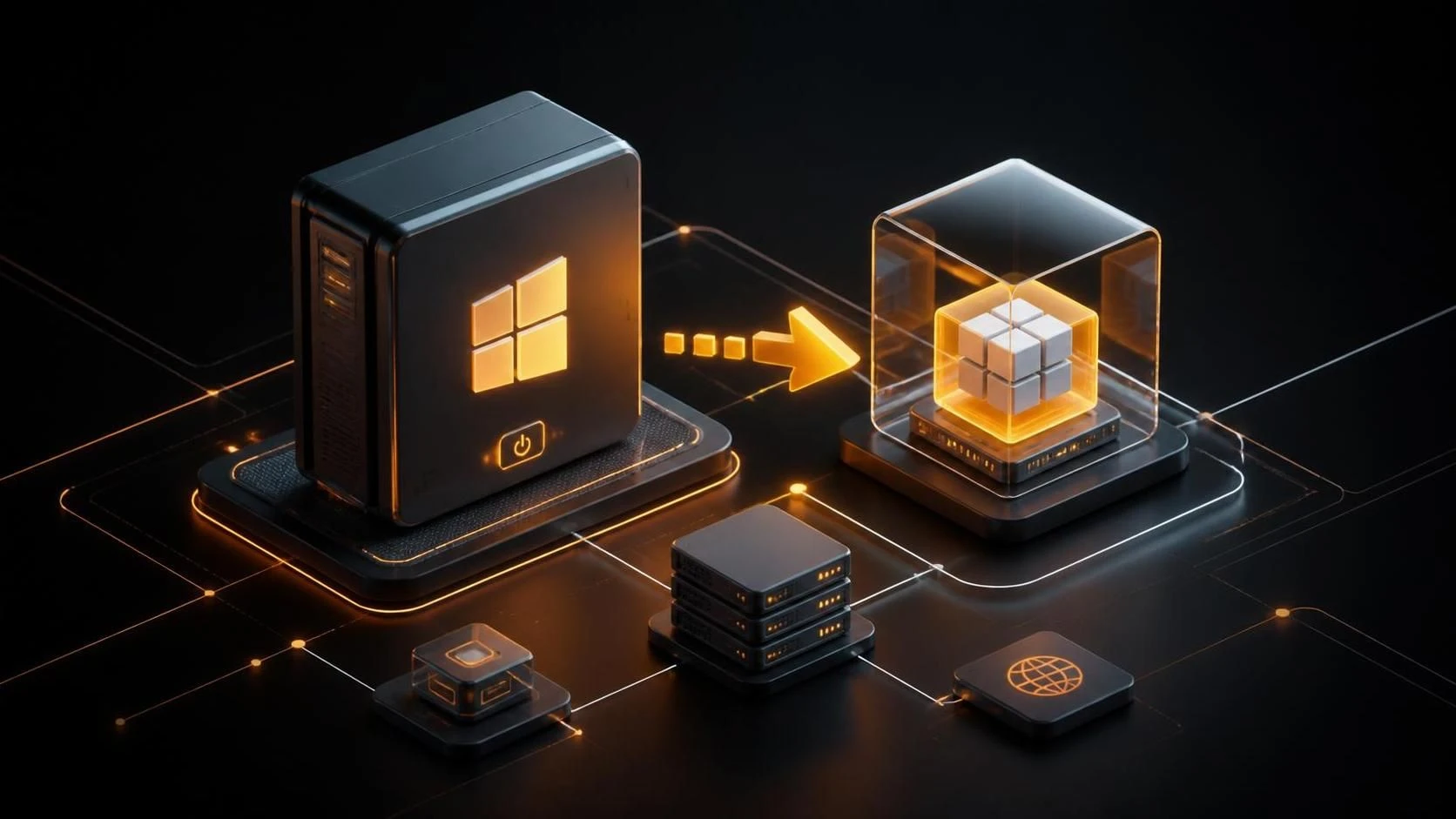 Запуск виртуальной машины при старте основной Windows