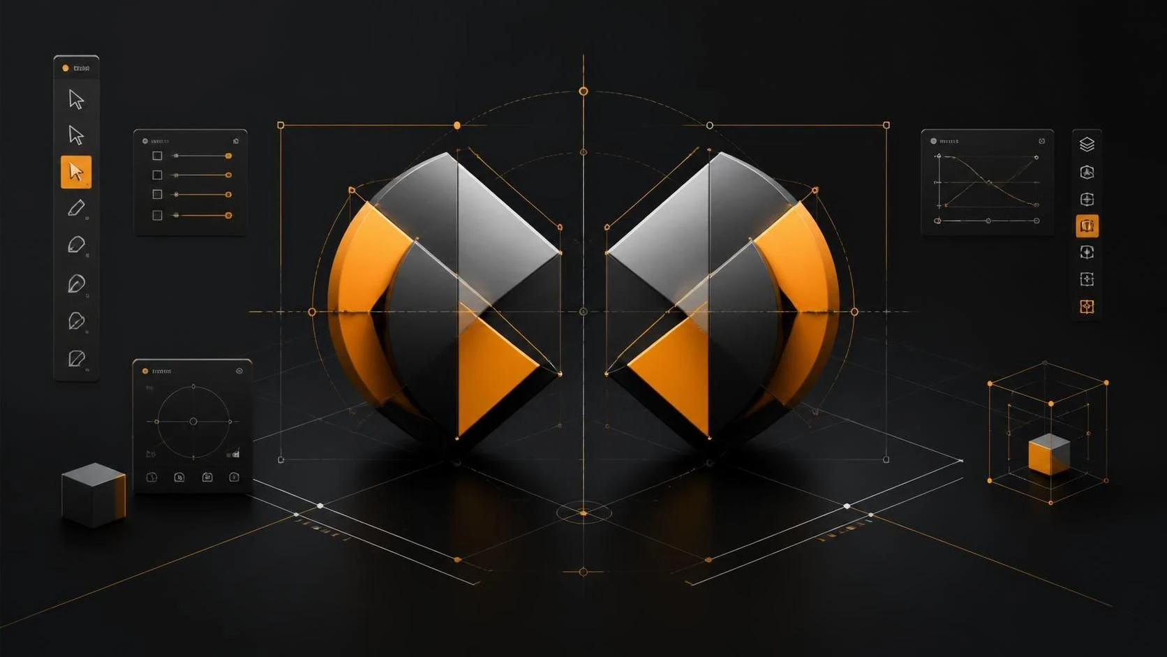 Зеркальное отражение объекта в Adobe Illustrator