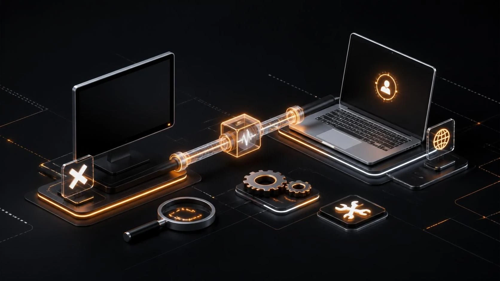 Черный экран при подключении к компьютеру через AnyDesk