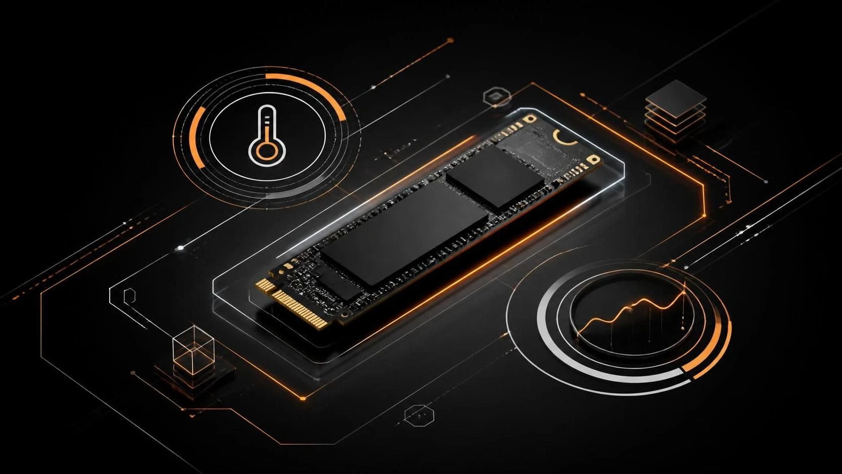 Проверка температуры диска NVMe M2 в программе CrystalDiskInfo